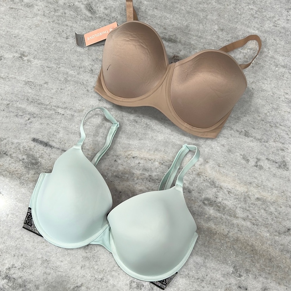 Bra bundle!!!!  ThridLove NWT and PINK by VS size 32